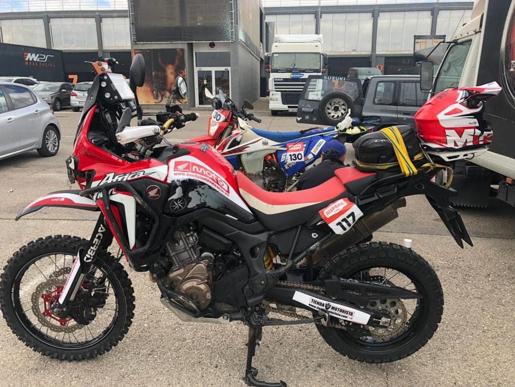 Honda Moto Valencia en el Hispania Raid