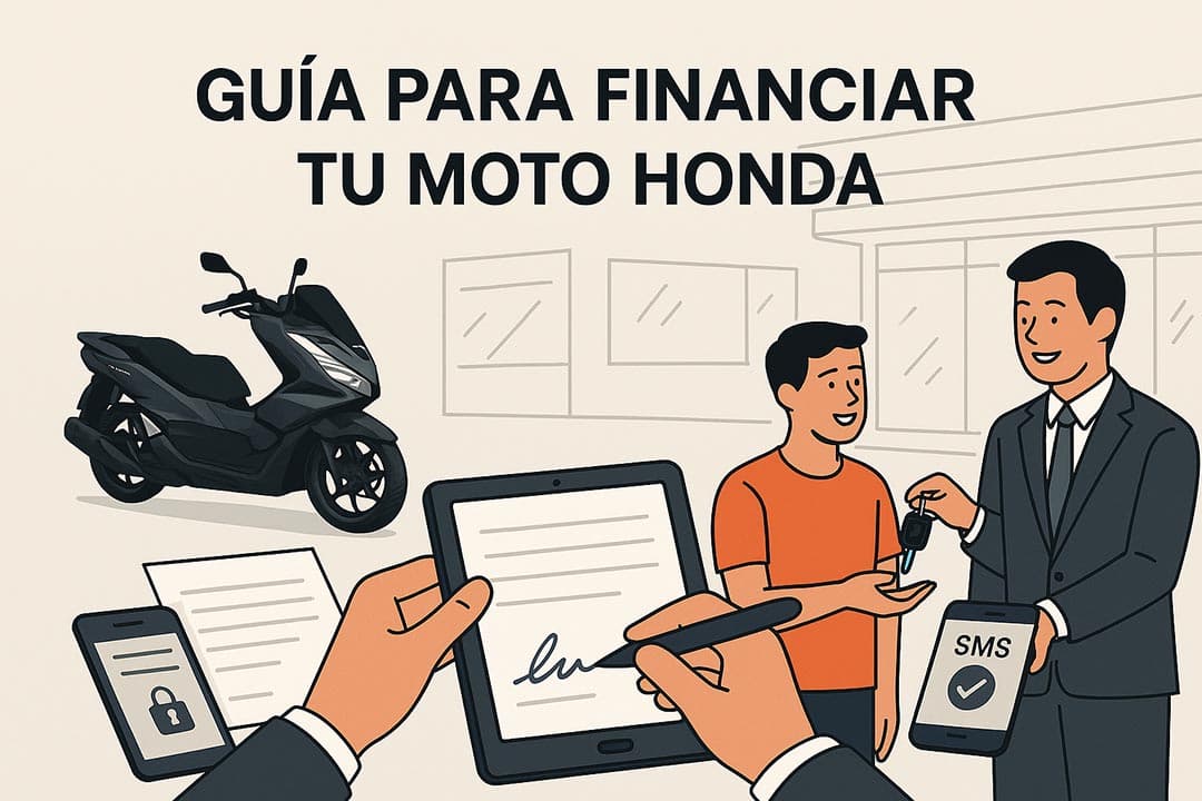 Guía de documentación para financiar una moto Honda