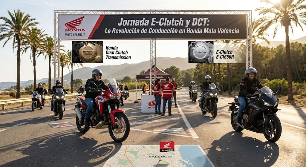 Prueba la tecnología que lo cambia todo: jornada pruebas e-Clutch y DCT en Honda Moto Valencia
