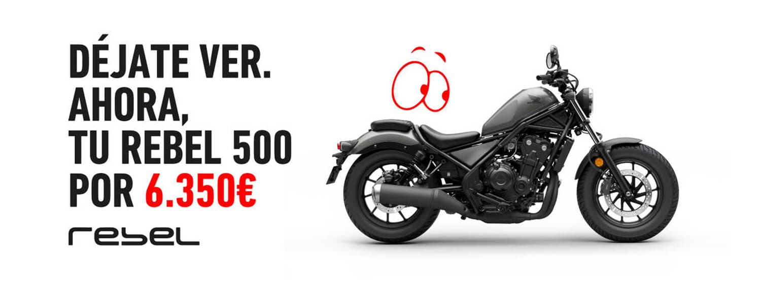 Oferta Honda Rebel 500 por 6.350€