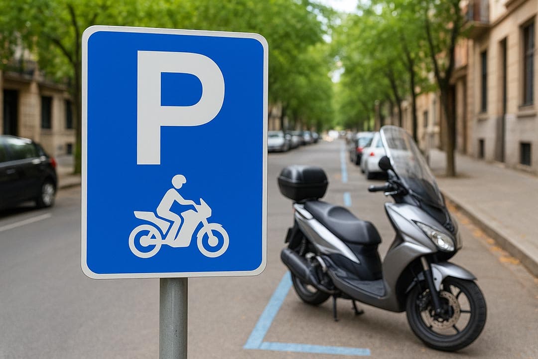 ¿Las motos pagan zona azul en España?