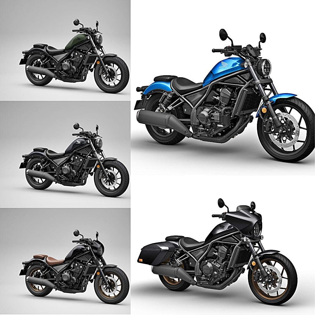 Comparación entre Honda Rebel 1100 y Honda Rebel 500