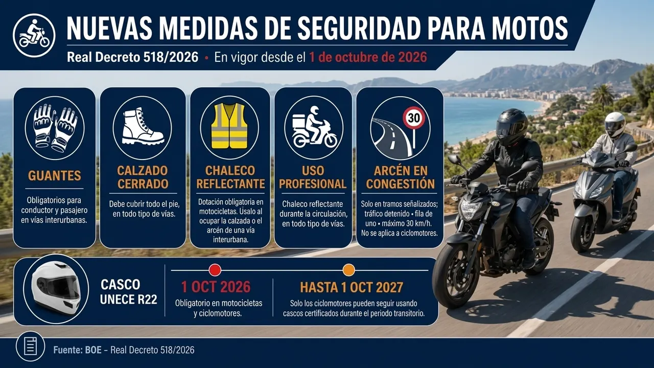 Movilidad en La Safor: motos, seguridad y nueva normativa
