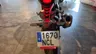 Vista del porta matrículas de una motocicleta Honda Hornet 1000 de ocasion