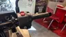 Detalle del manillar de una moto Honda NT1100 con el botón de arranque.