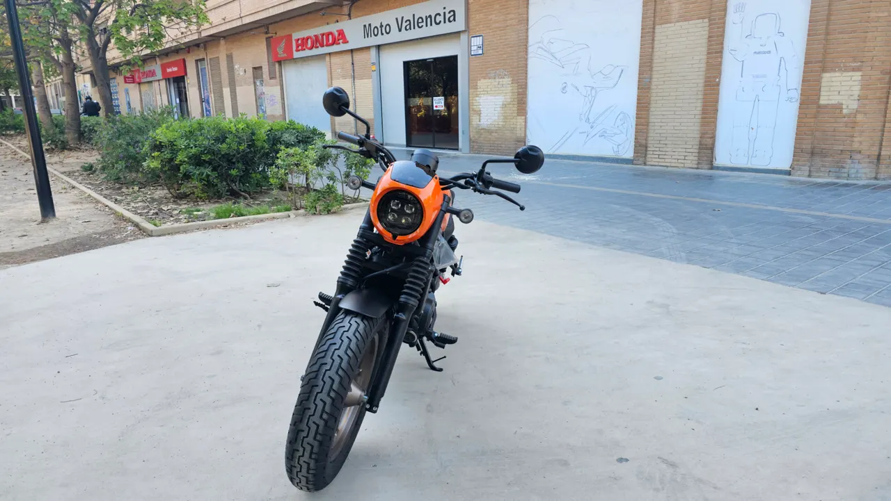 Carcasa faro Moto Honda Rebel 500 Special Edition naranja