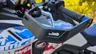 Manillar y protector de puño de Honda Africa Twin blanca
