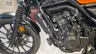 Detalle del motor de una moto Honda CL500