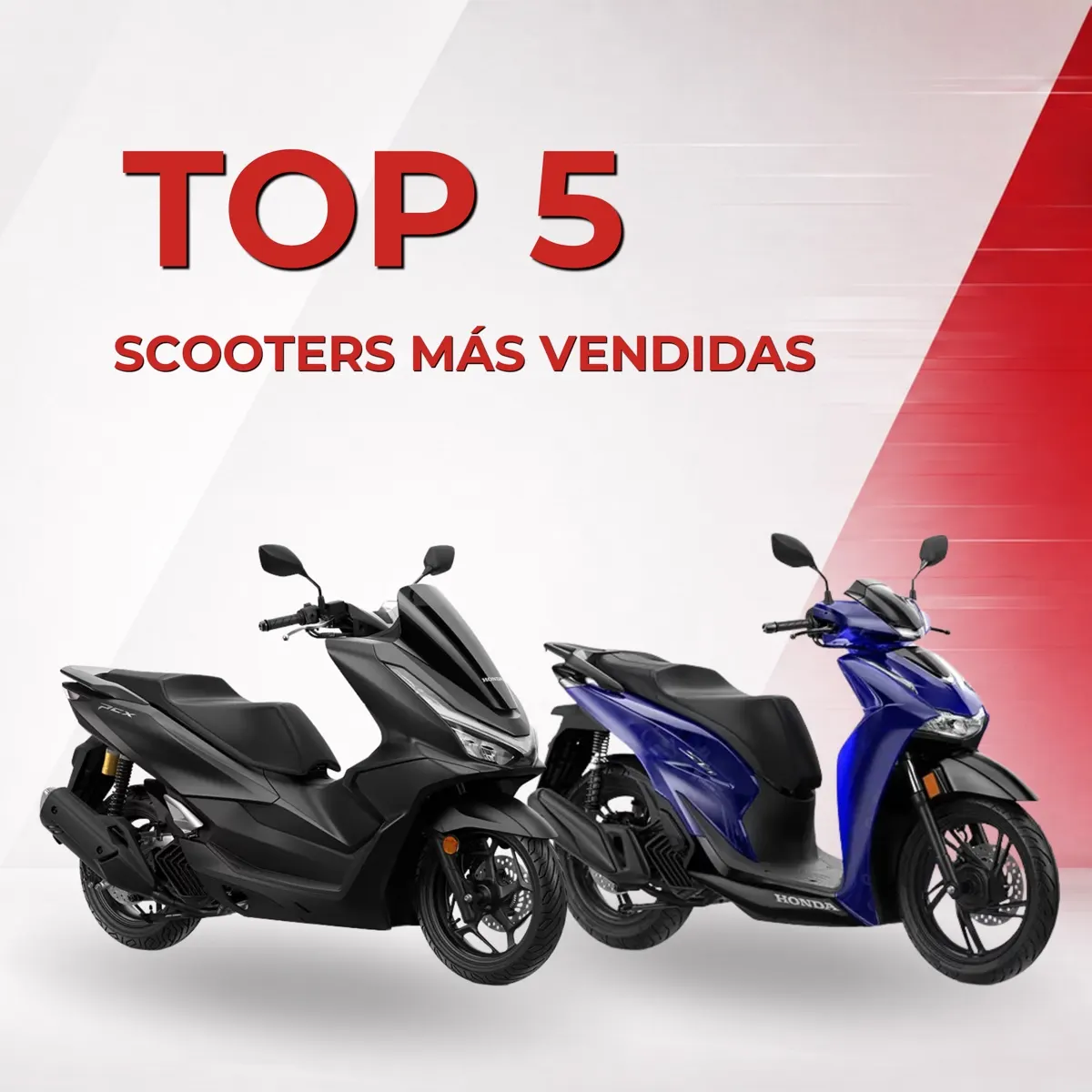 Top 5 scooters más vendidas de España