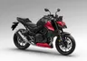 Honda CB750 Hornet roja y negra vista lateral