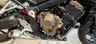 Detalle del motor de una Honda CB650R