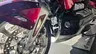 Parte delantera de una Honda Gold Wing DCT Tour roja