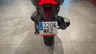 Vista trasera de una moto Honda Forza 350 con matrícula visible.
