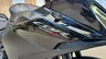 Detalle de la Honda CBR 500R en color negro mate