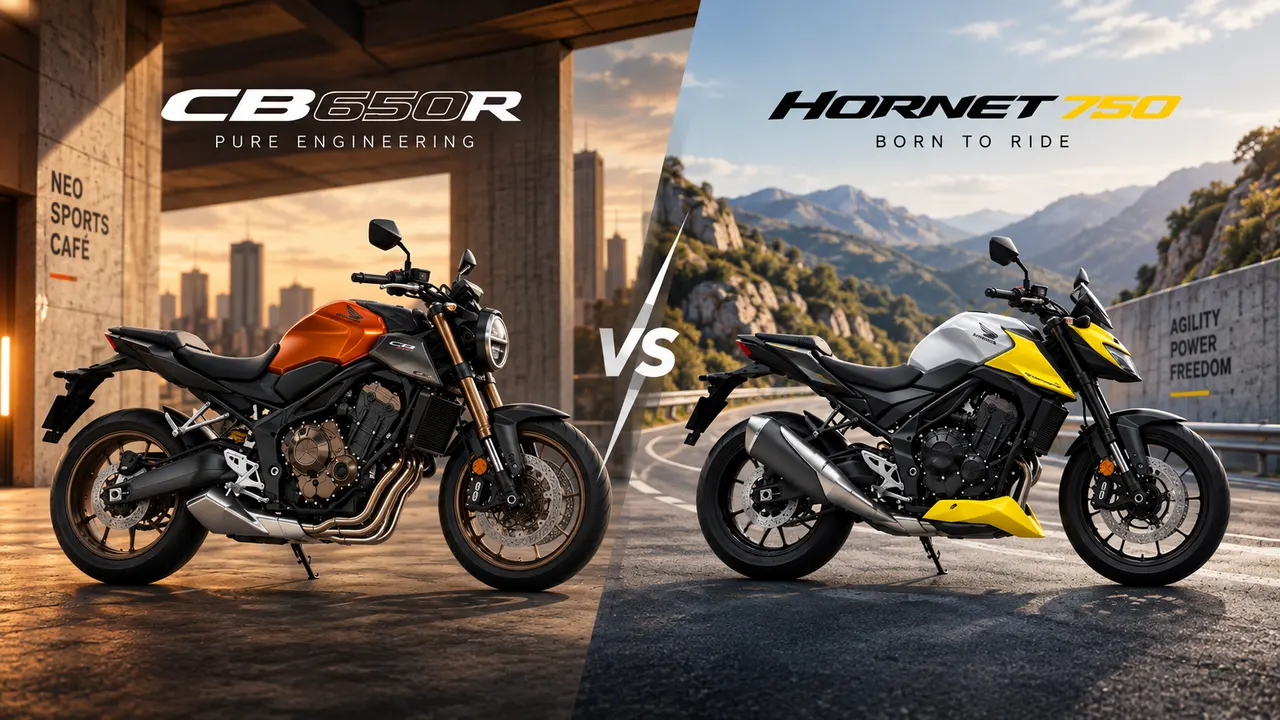 CB650R vs Hornet 750: ¿cuatro cilindros o carácter bicilíndrico?