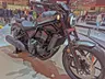 Honda CMX1100 Rebel gris oscuro en feria valencia