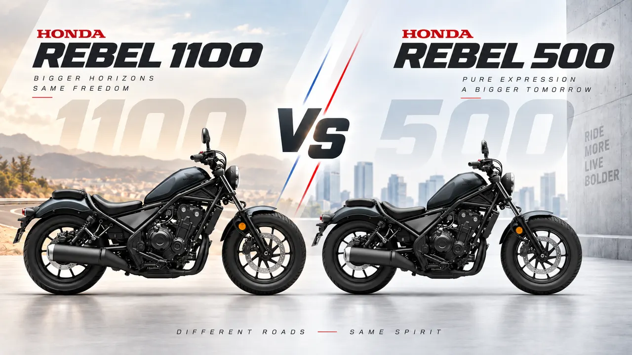Rebel 500 vs Rebel 1100: ¿cuál es para ti?
