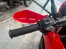 Manillar izquierdo de Honda CRF300L roja con paramanos y controles
