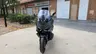 Honda Forza 750 negra de frente