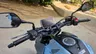 Manillar y depósito de la Honda CB125R azul zefiro