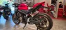 Honda CB650R roja vista trasera