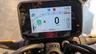 Pantalla digital de una Honda Hornet 1000 ocasion mostrando velocidad, marcha y kilometraje