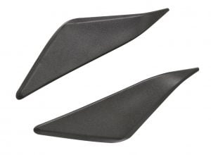 Kit deflector aire superior hombros Honda original 08R74-MJP-G50 deflectores de poliuretano (izquierdo y derecho) que se ajustan al carenado superior de la Honda africa Twin 2016-2017 CRF1000L con adhesivo. Muy fácil instalación.