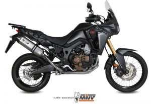 Escape Mivv Oval Titanio con tapa carbono Africa Twin H.059.LNC