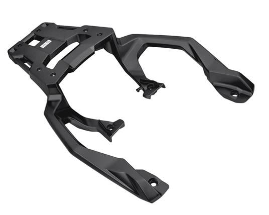 Soporte maleta baul original honda X adv 08L70-MKH-D00ZB MATT BALLISTIC BLACK METALLIC Portaequipajes trasero con asas de sujeción para equipaje. Dimensiones: 235 × 275 × 22.5mm