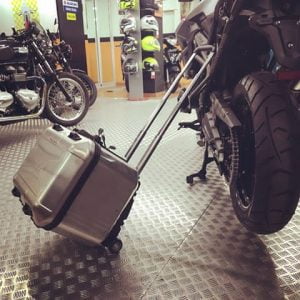 Parrilla Givi S410 monokey convertir la maleta de moto en un trolley carro