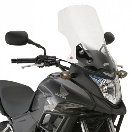 Cúpula moto Givi D1121ST sobre elevada alta CB 500 X 2013-2018