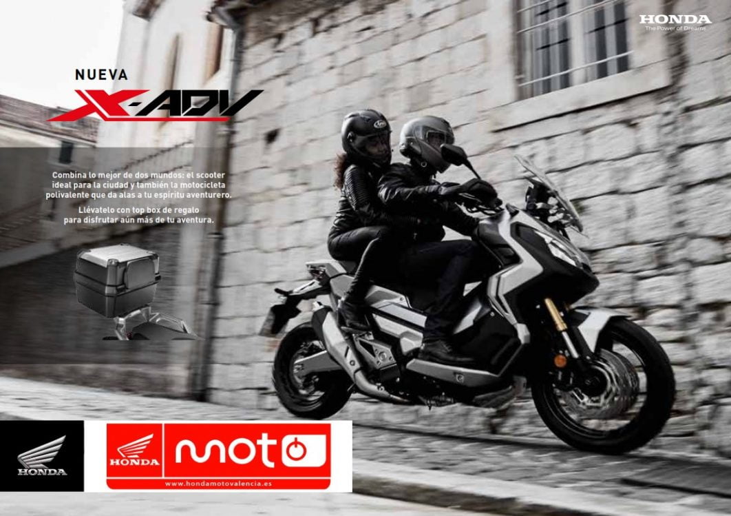oferta honda X-ADV regalo baul original honda 35 litros