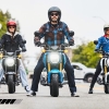 la Honda MSX125 se comercializa en el 2025 en 3 colores NEGRA MATE NH436, Blanco Perlado NHB61 y Azul Candy B214