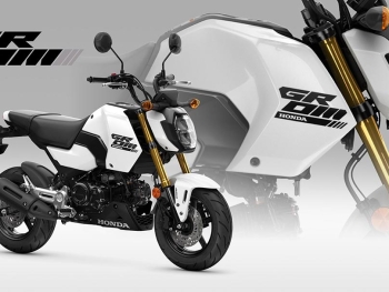 el faro cuadrado de la Honda MSX125 2025 es de tipo de led como los intermitentes.