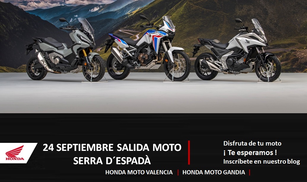 Ruta Moto Serra d´Espadà 24 septiembre 2022