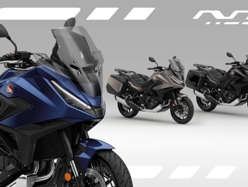 gama de colores honda nt1100 2025 con sus maletas laterales incluidas