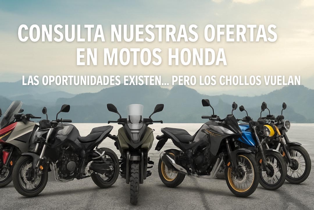 Consulta nuestras ofertas en motos y scooters Honda Las oportunidades existen… pero los chollos vuelan.