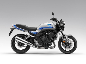 Honda CB1000F Wolf Silver Metallic with Blue Stripe