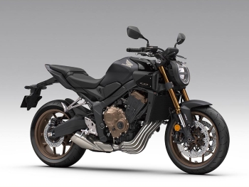 Honda CB650R 2026 Mat Gunpowder Black Metallic